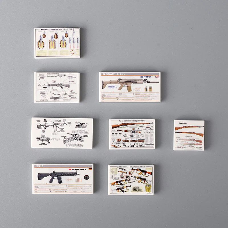 Board game board Game weapon explanation Light plate printing parts - Image 6
