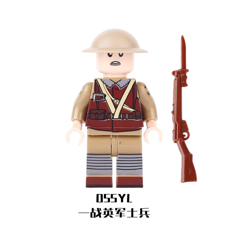 NB-055YL NB-0380L Exempt Soldier Soldier Minifigure - Image 2