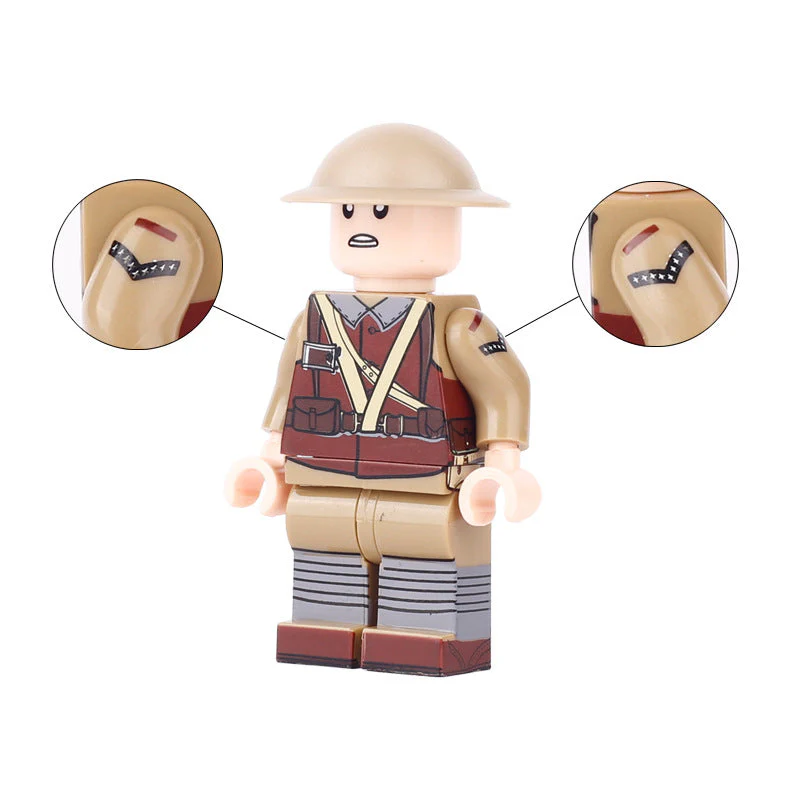 NB-055YL NB-0380L Exempt Soldier Soldier Minifigure - Image 3