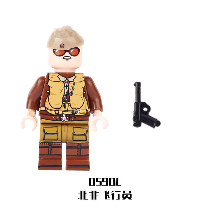 058DL-061DL  Infantry Pilot Gunner Minifigure - Image 2
