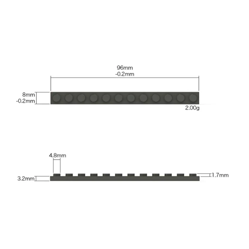 10 pcs 1*12 plates MOC bricks 60479 - Image 2