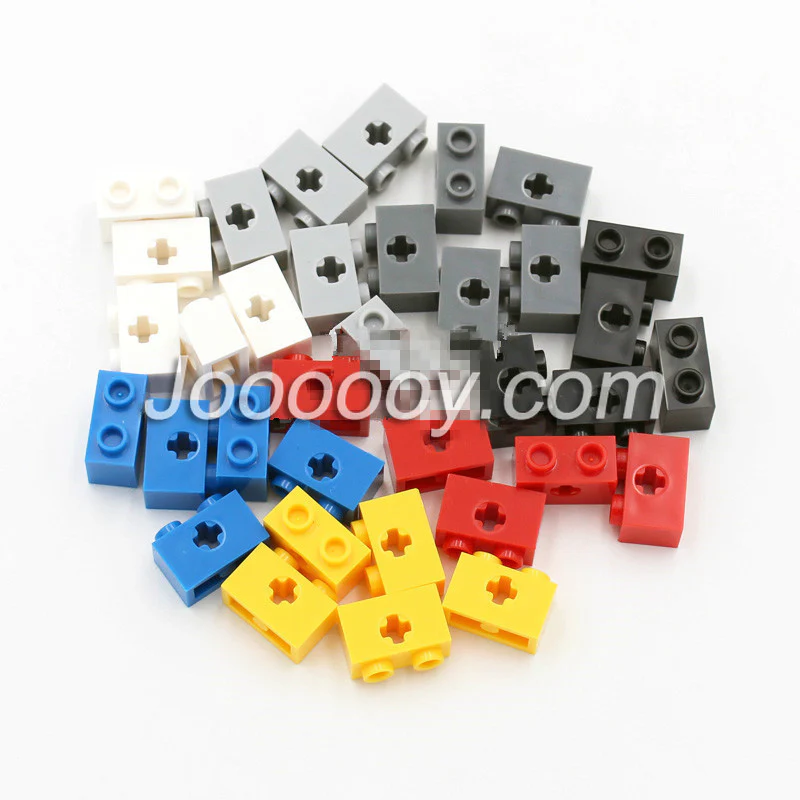 10 pcs 1*2 bricks with axle hole MOC bricks 32064 - Image 2