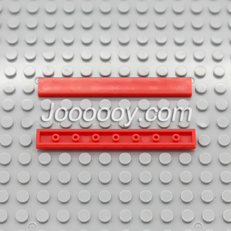 10 pcs 1*8 flat tiles MOC bricks 4162 - Image 4