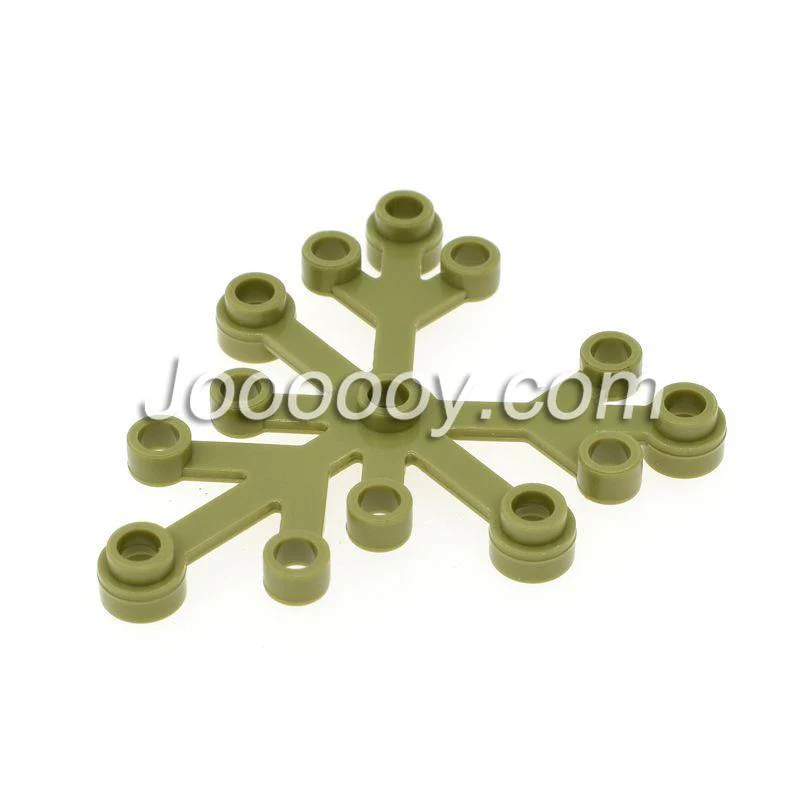 10 pcs 6*5 Plant Leaves MOC bricks 2417 - Image 7