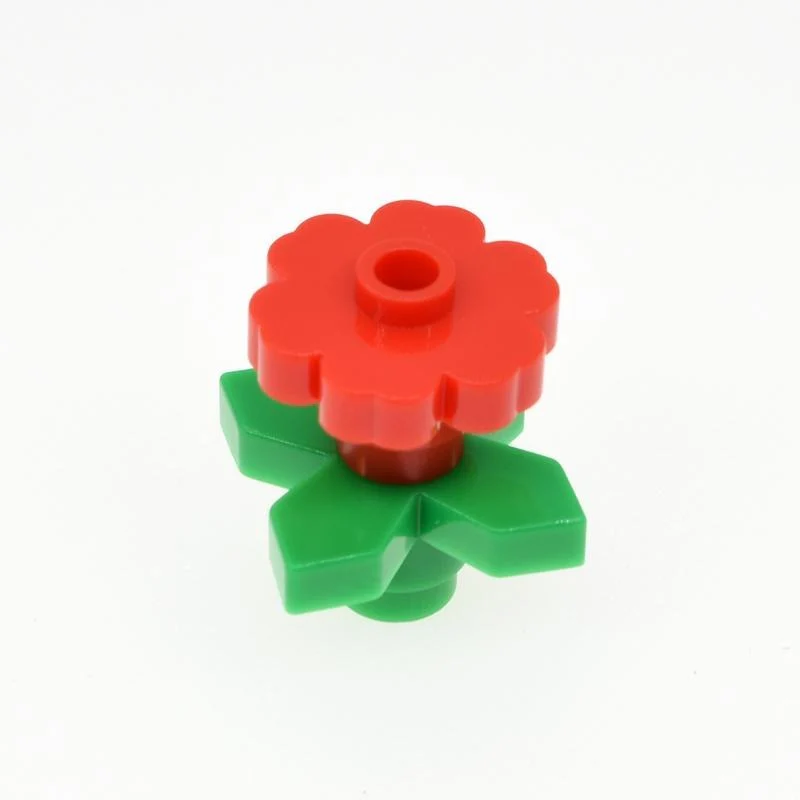 10 pcs Plant Flower 2 x 2 Leaves 4727,Plant Flower 2 x 2 Rounded 4727/4728 - Image 2