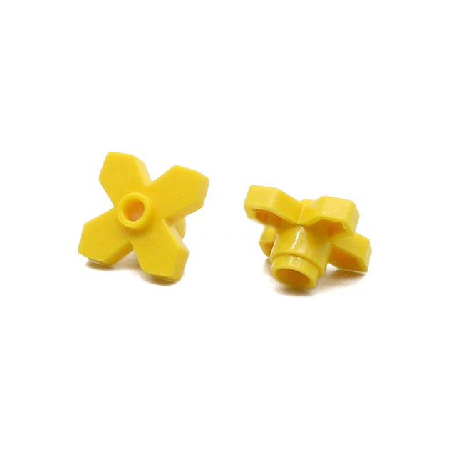 10 pcs Plant Flower 2 x 2 Leaves 4727,Plant Flower 2 x 2 Rounded 4727/4728 - Image 4