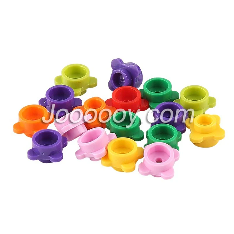 100 pcs 1*1 four-peta Flower Plant MOC bricks 33291 - Image 2