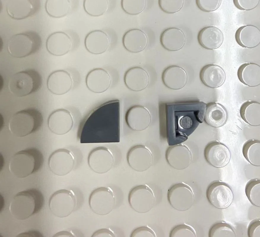100 pcs 1*1 quarter circle MOC bricks 25269 - Image 10