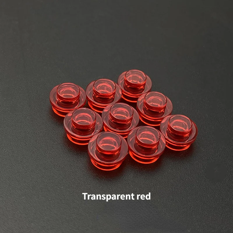 100 pcs 1*1 round plates MOC bricks 4073 6141 - Image 14