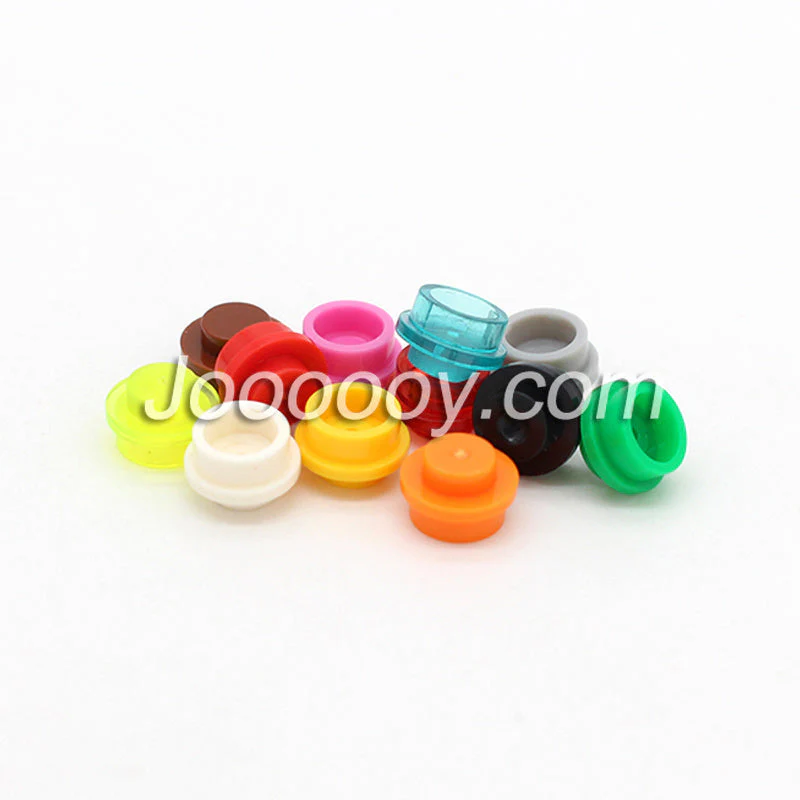 100 pcs 1*1 round plates MOC bricks 4073 6141 - Image 2