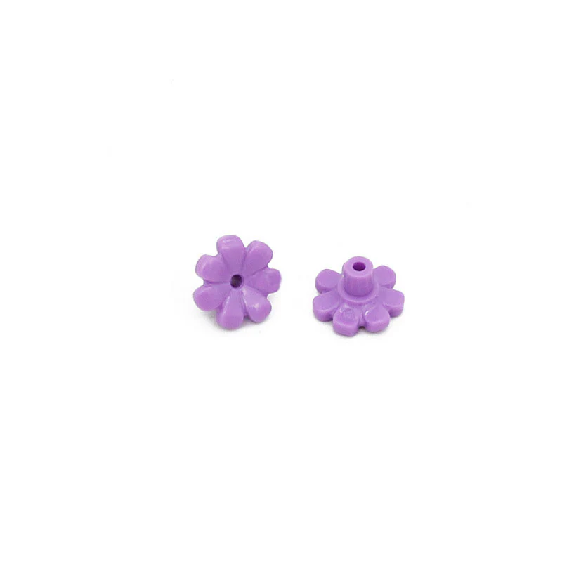 100 pcs 1*1 Seven-peta Flower Plant MOC bricks 95831 - Image 12