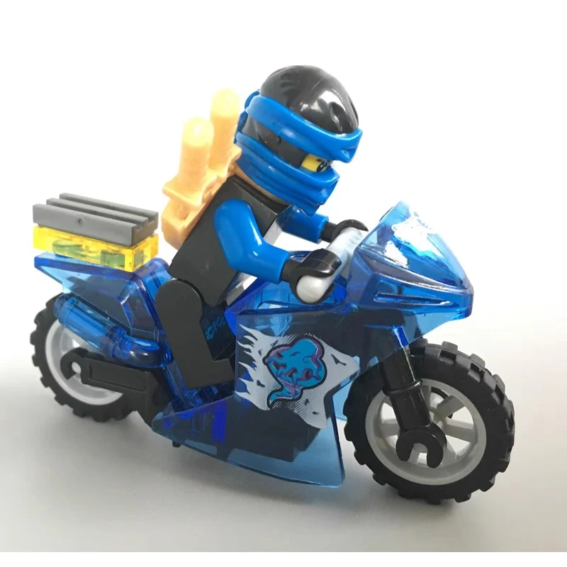 10029-10034 Cyclone Phantom Ninja Crystal Motorcycle Series Minifigures - Image 6