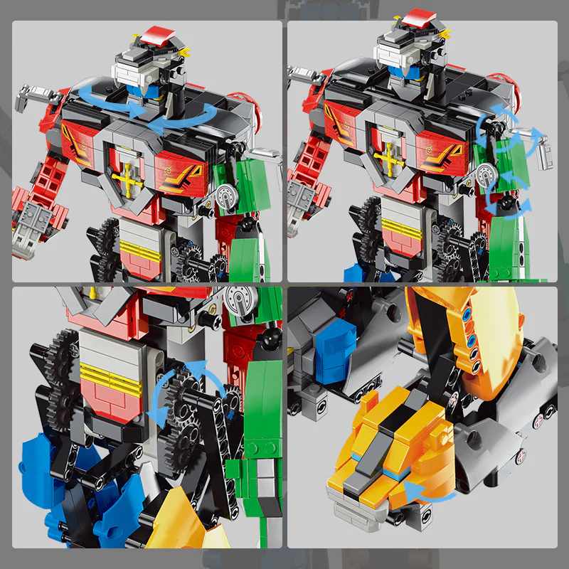 1003PCS MOULDKING 15037 MK Voltron Robot - Image 3