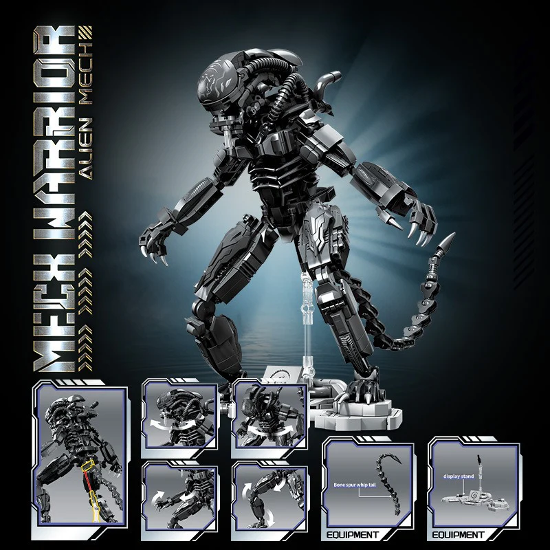 1011 pcs LY 76111 Mech Warrior-Alien Mech - Image 3
