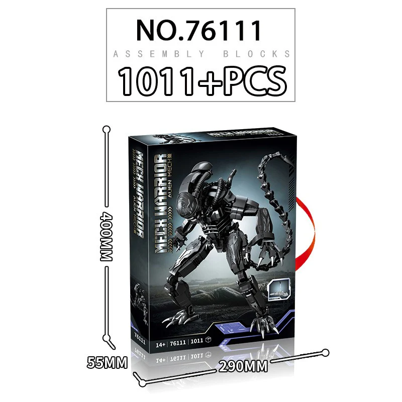 1011 pcs LY 76111 Mech Warrior-Alien Mech - Image 4