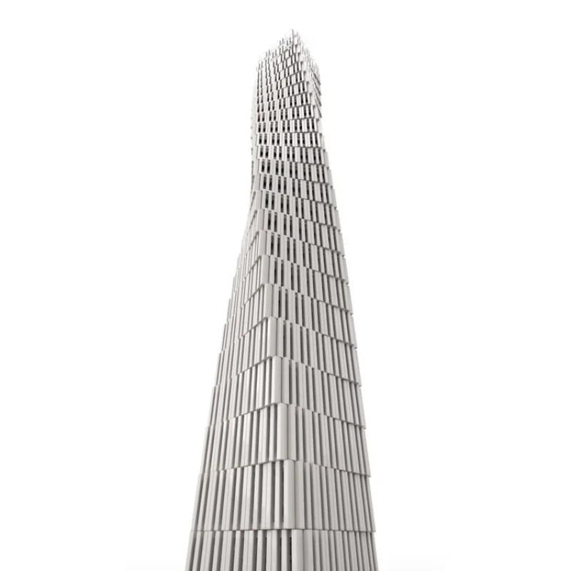 1031PCS MOC-152436 Cayan Tower (Infinity Tower) Dubai 1:800 - Image 3