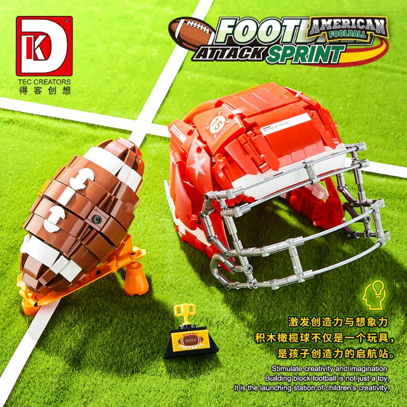1038PCS DK 80020 Rugby set - Image 3