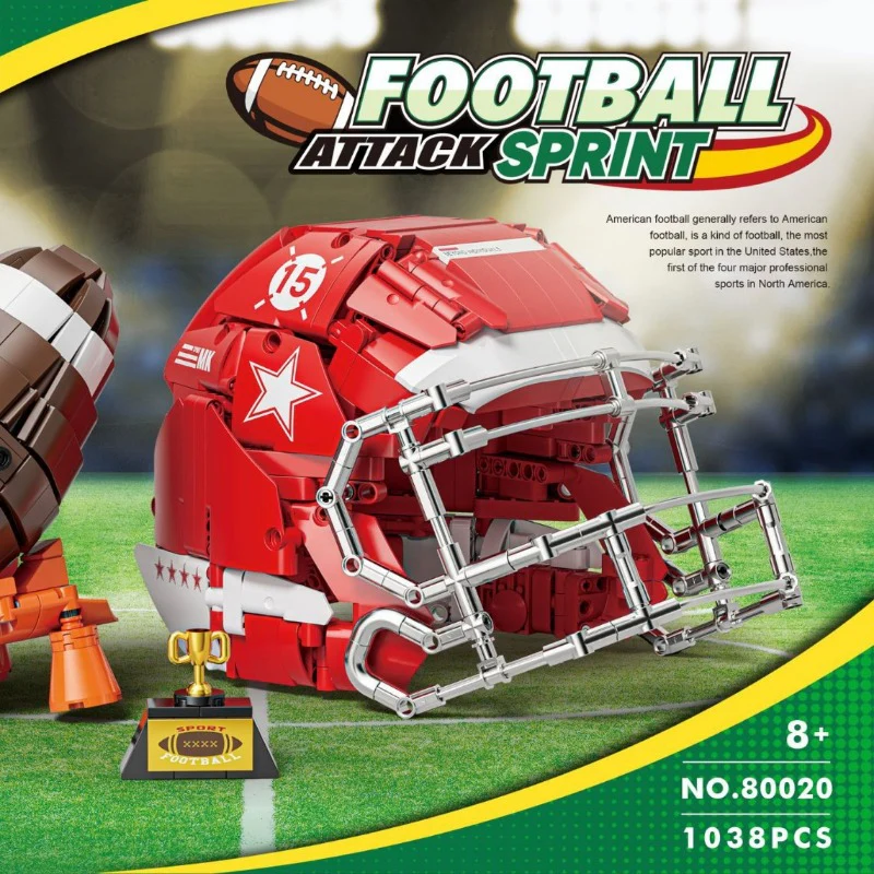 1038PCS DK 80020 Rugby set - Image 7