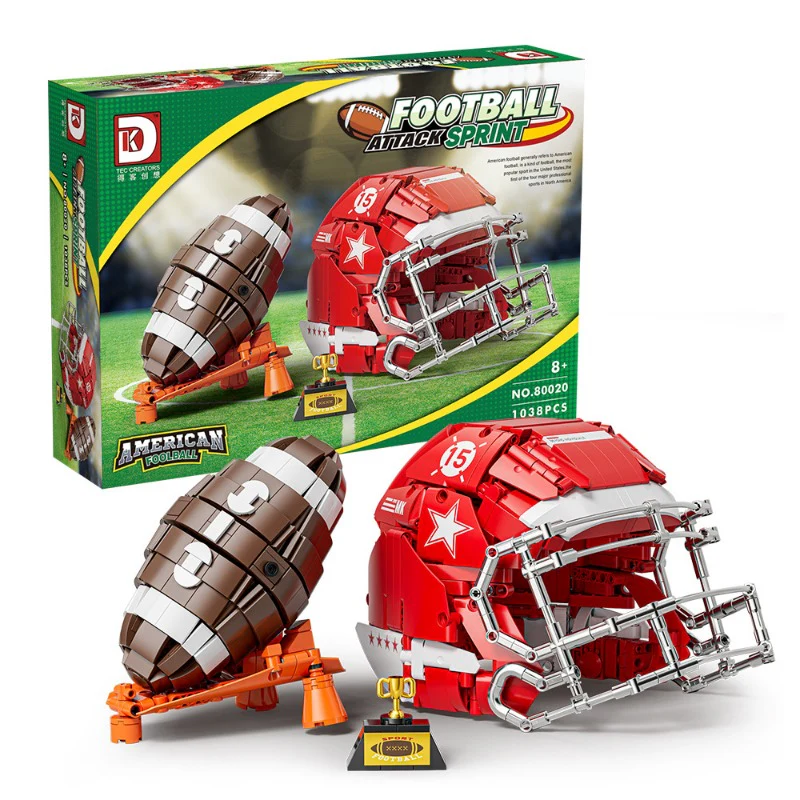 1038PCS DK 80020 Rugby set - Image 8