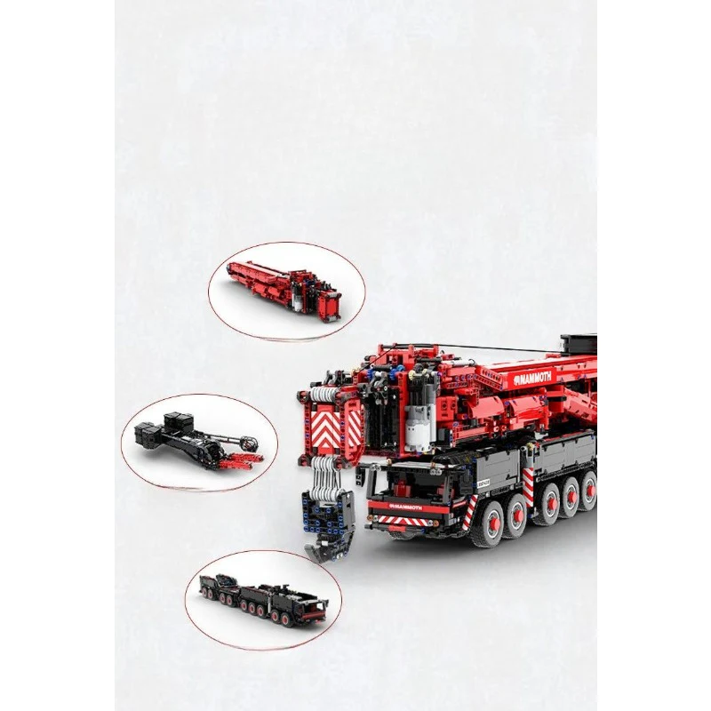 10400pcs/11660pcs Ubricks UB001 Liebherr LTM11200 Construction Crane （2026 updated version） - Image 7