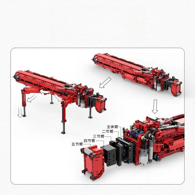 10400pcs/11660pcs Ubricks UB001 Liebherr LTM11200 Construction Crane （2026 updated version） - Image 8