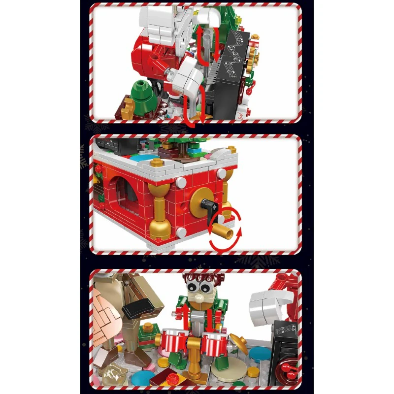 1045pcs Mouldking 10162 Christmas Carnival Band - Image 4
