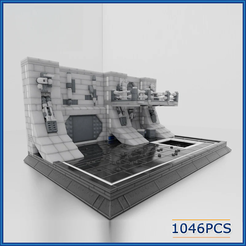 1046pcs MOC-74968 Imperial Hangar Minifigures Display - Image 3