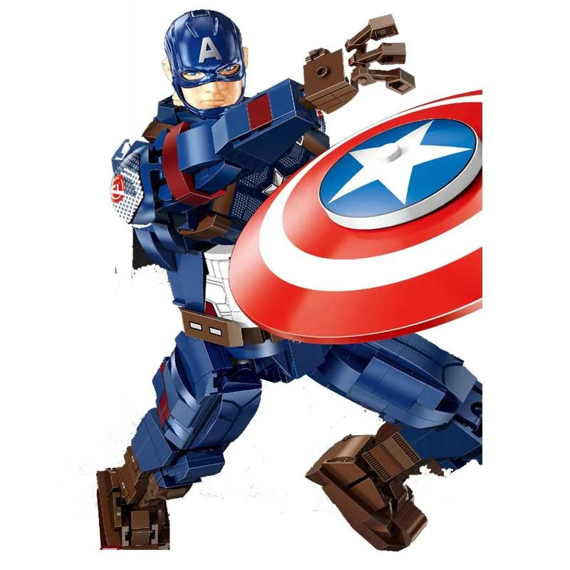 1048pcs TuoLe 6018 Captain America no reviews - Image 4