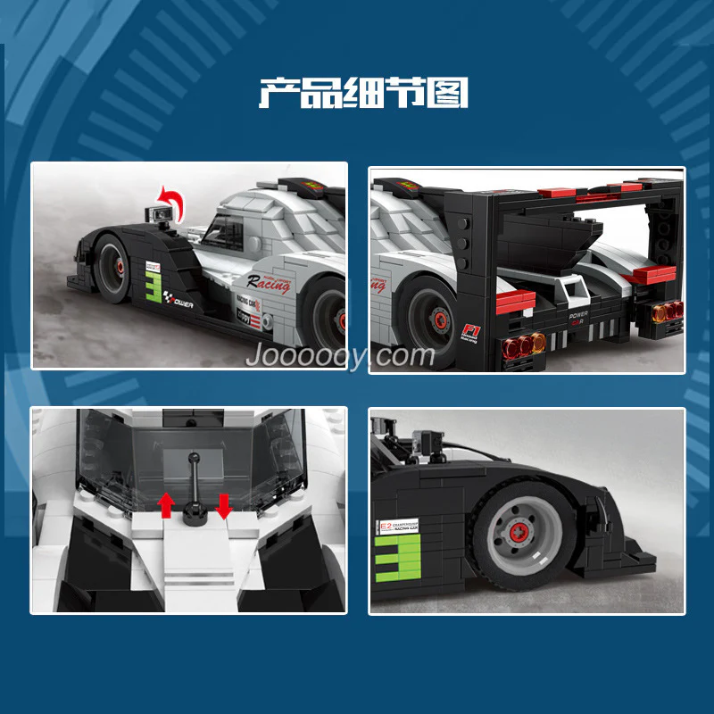 1049PCS MOULDKING 10002 Porsche 919 - Image 4