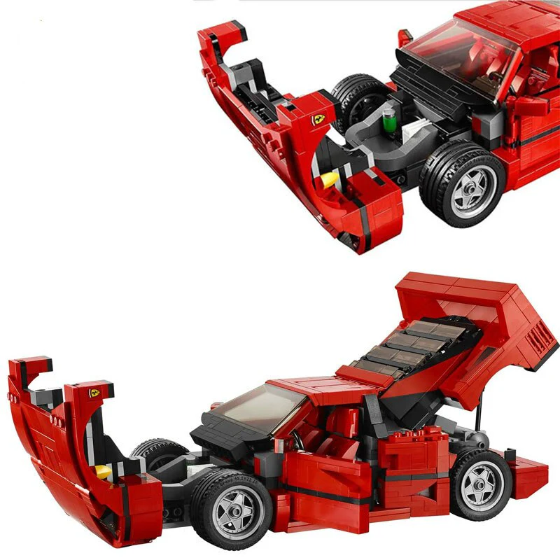 1157pcs Technic Series F40 sports car - Image 5