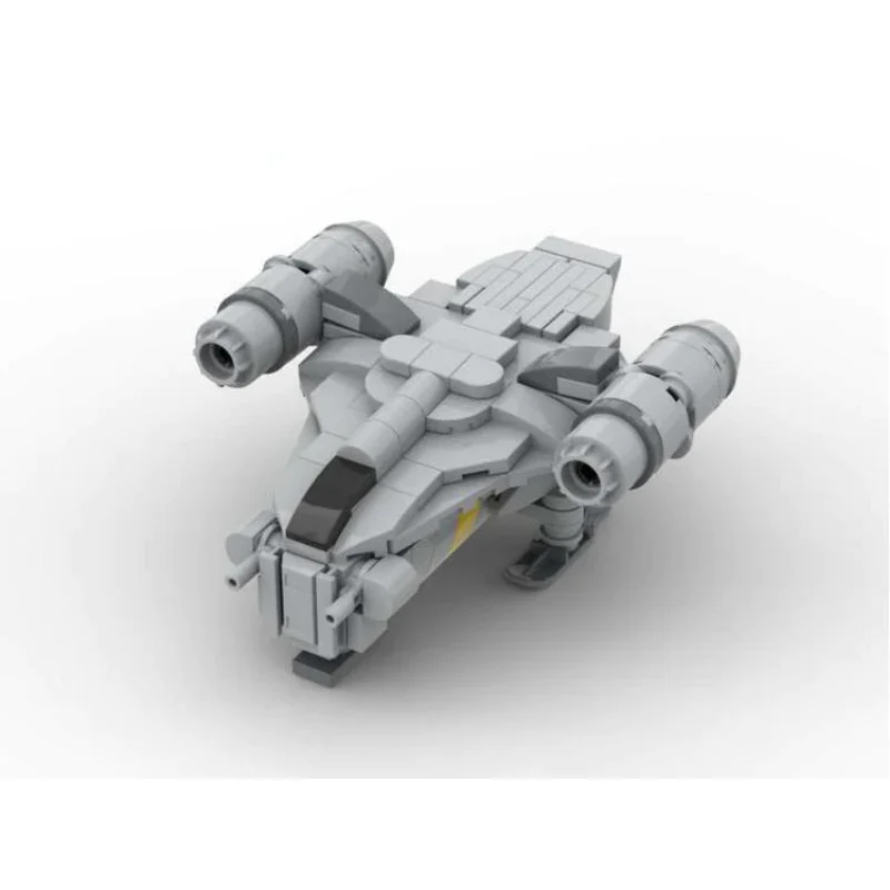 1061pcs MOC-56353 Razor Crest Ice Planet Pursuit Mandalorian S2 Micro X-W ing - Image 5