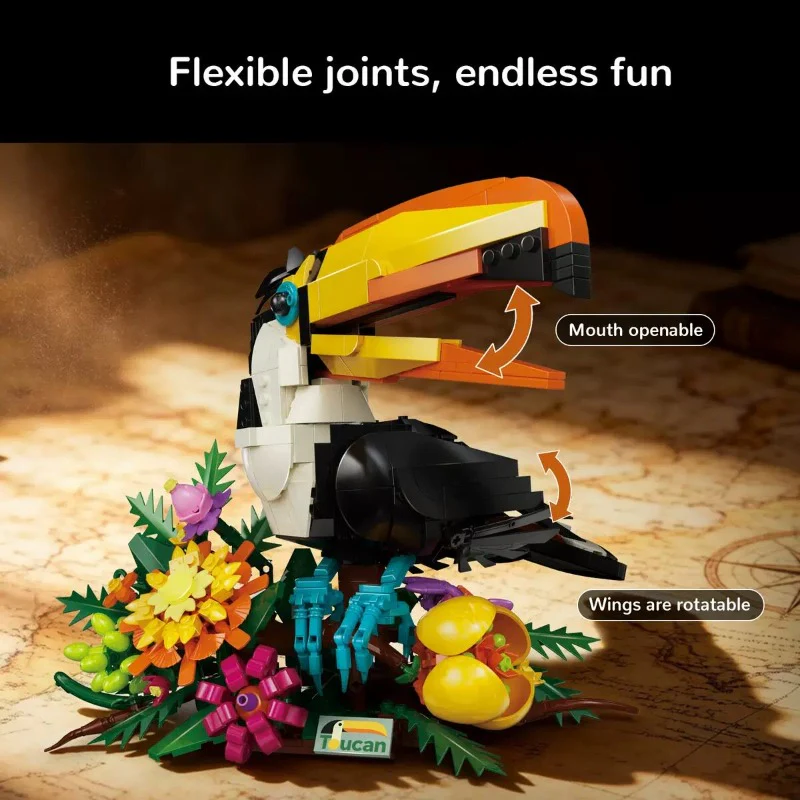 1068pcs MiYoo 88051 Bird of Paradise - Image 5