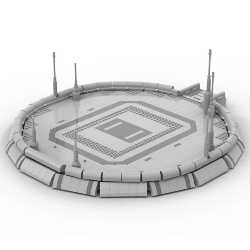 1074pcs MOC-116074 Kamino Modular Landing Platform - Image 3