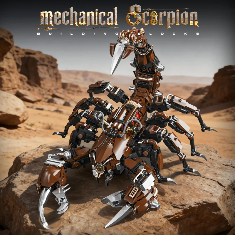 1074pcs YoLeXi 33134 Mechanical Scorpion - Image 2