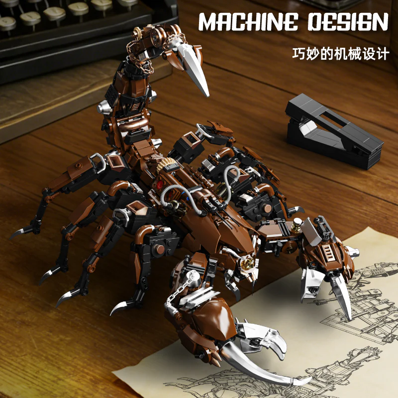 1074pcs YoLeXi 33134 Mechanical Scorpion - Image 6
