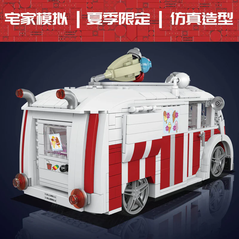 1078PCS 10039 MOULDKING Ice Cream Truck - Image 2