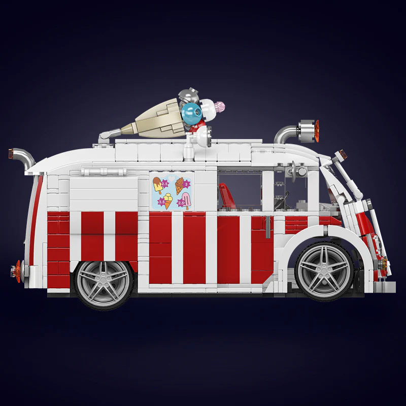 1078PCS 10039 MOULDKING Ice Cream Truck - Image 4