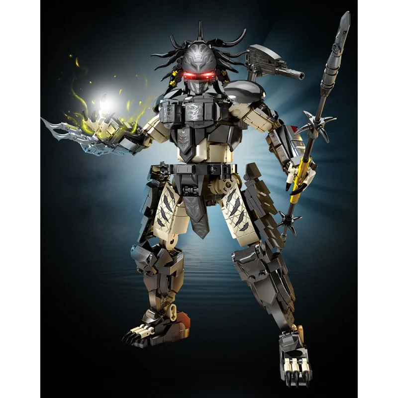 1082pcs LY 76110 Mech Warrior-Yaut Jan Stalker - Image 5