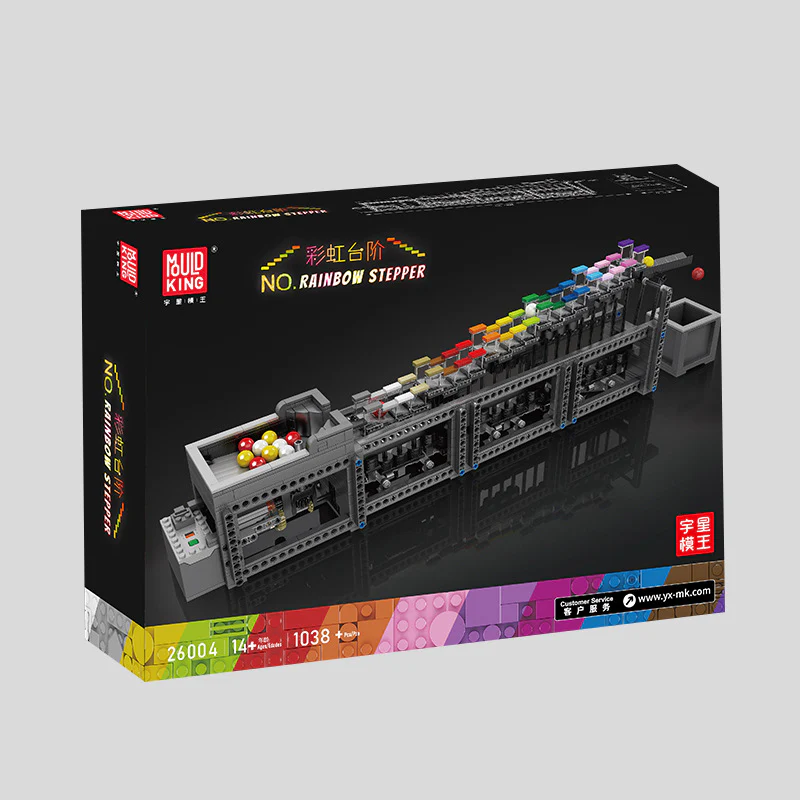 1083 PCS MOULDKING 26004 Rainbow Stepper GBC - Image 8