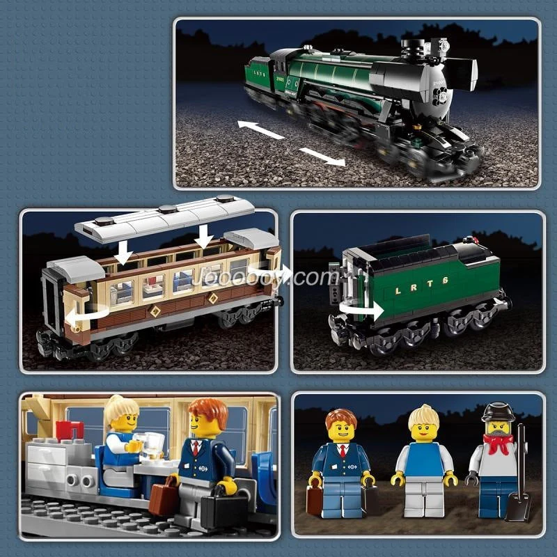 1085pcs Emerald Night Train 10194 - Image 2