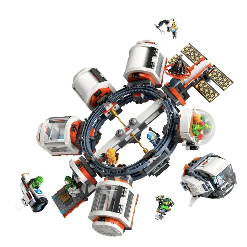 1096pcs 3304 Modular Space Station - Image 5