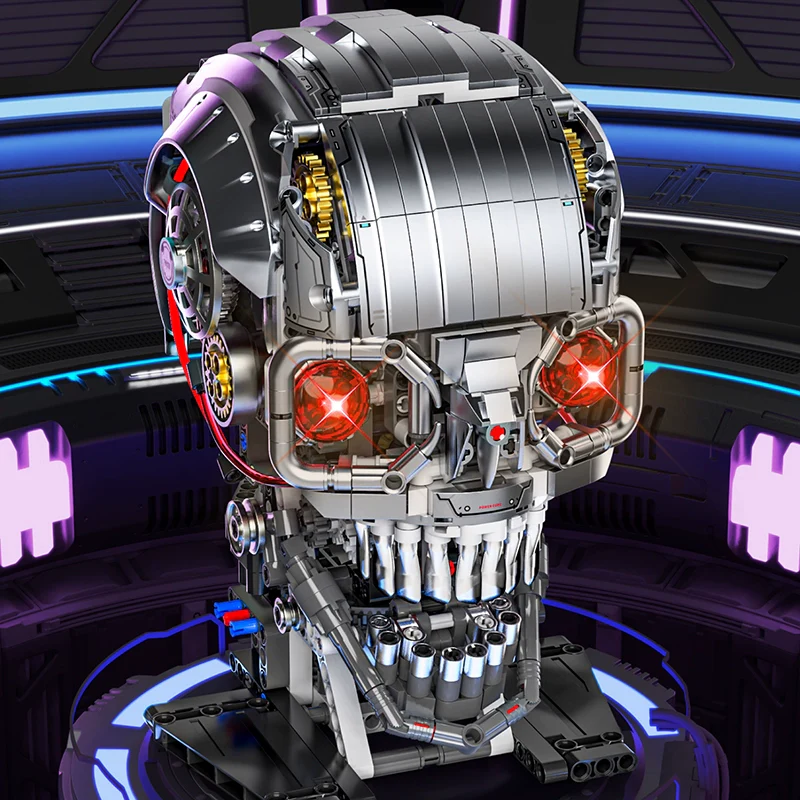 1099 pcs MJi 13089 Mechanical Skeletou - Image 3