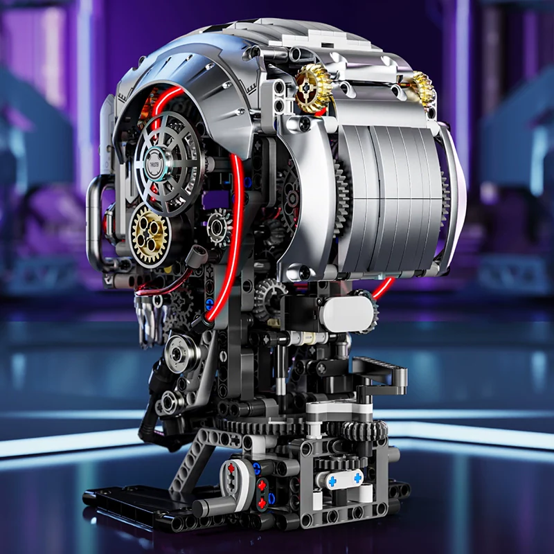 1099 pcs MJi 13089 Mechanical Skeletou - Image 4