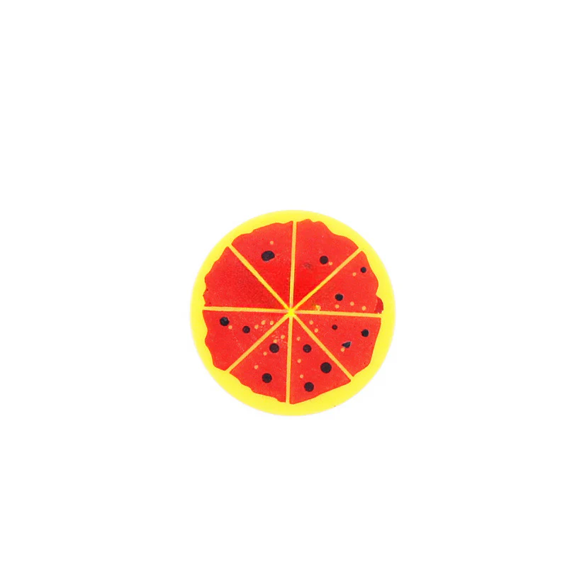 10pcs 14769 Tile Round 2 x 2 with Bottom Stud Holder Printing food pizza - Image 2