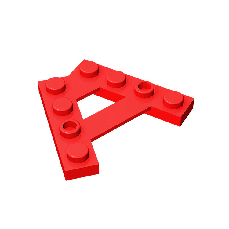 10pcs 15706 Plate A-Shape with 2 Rows of 4 StudsG - Image 3