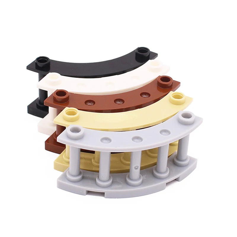 10pcs 30056 Fence 4x4x2 Quarter Round Spindled with 2 Studs - Image 2