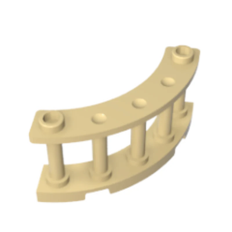 10pcs 30056 Fence 4x4x2 Quarter Round Spindled with 2 Studs - Image 7