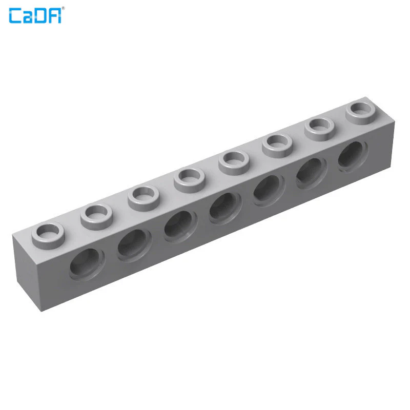 10pcs 3702 Brick 1x8 with Holes - Image 3