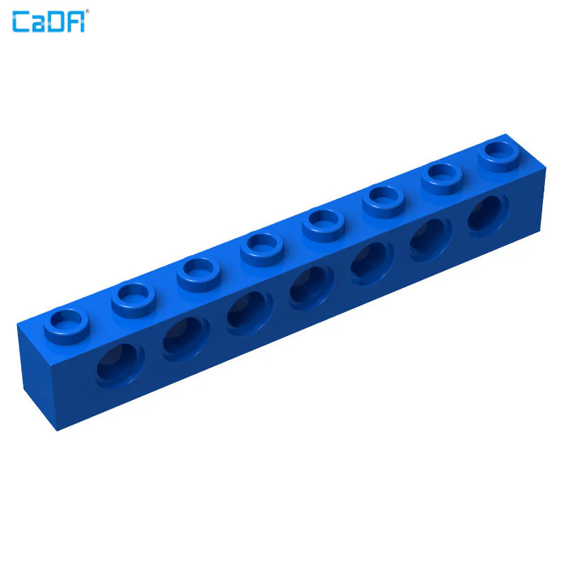 10pcs 3702 Brick 1x8 with Holes - Image 4