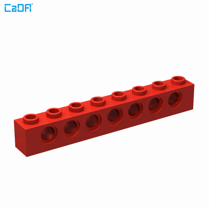 10pcs 3702 Brick 1x8 with Holes - Image 7